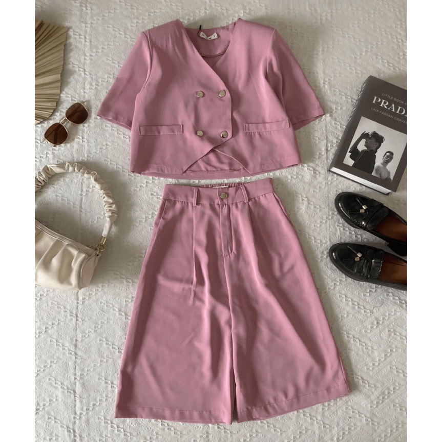 (HCM) Sét bộ big size kem áo vest siêu xinh xắn tôn dáng xinh xỉu cho các nàng KME STORE