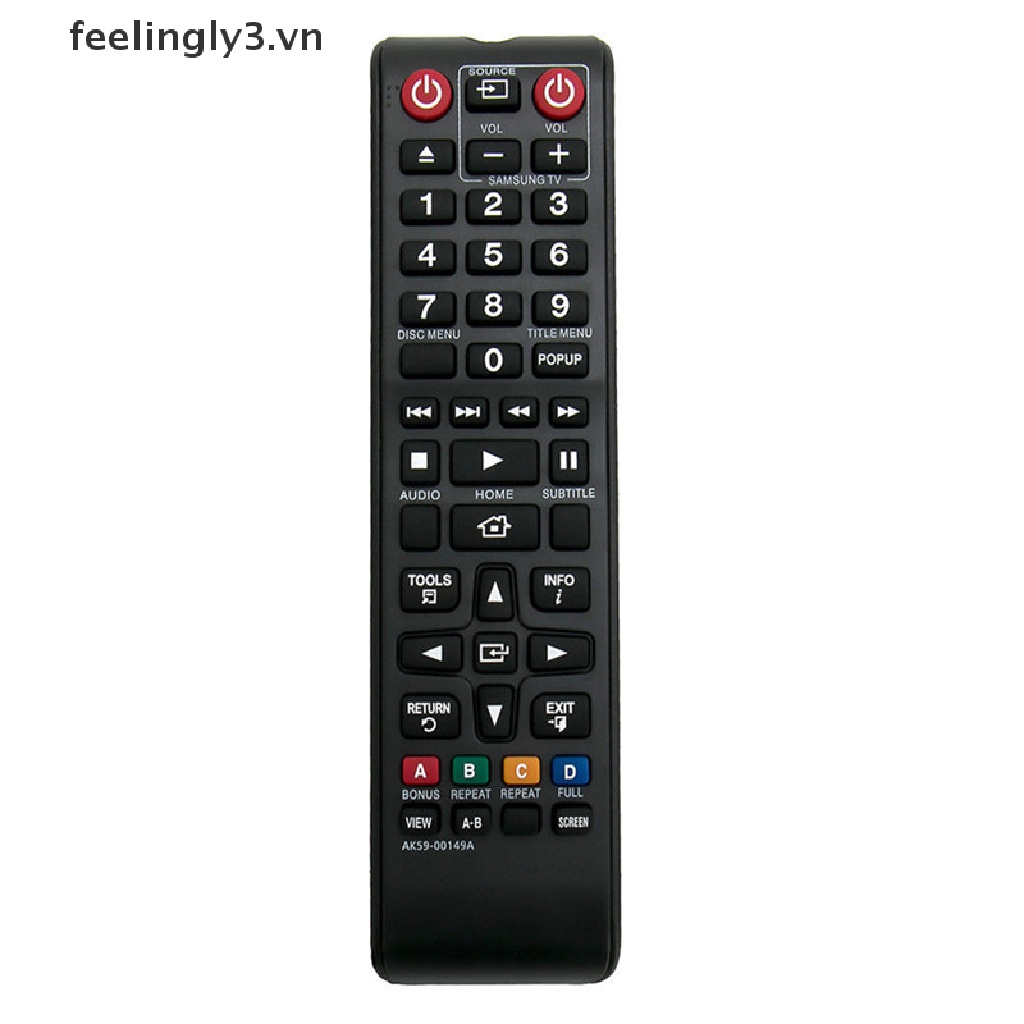 Điều Khiển Từ Xa AK59-00149A Cho Samsung Blu-Ray BD-FM57C BD-H5100 BD-H5900 {Feelly3}