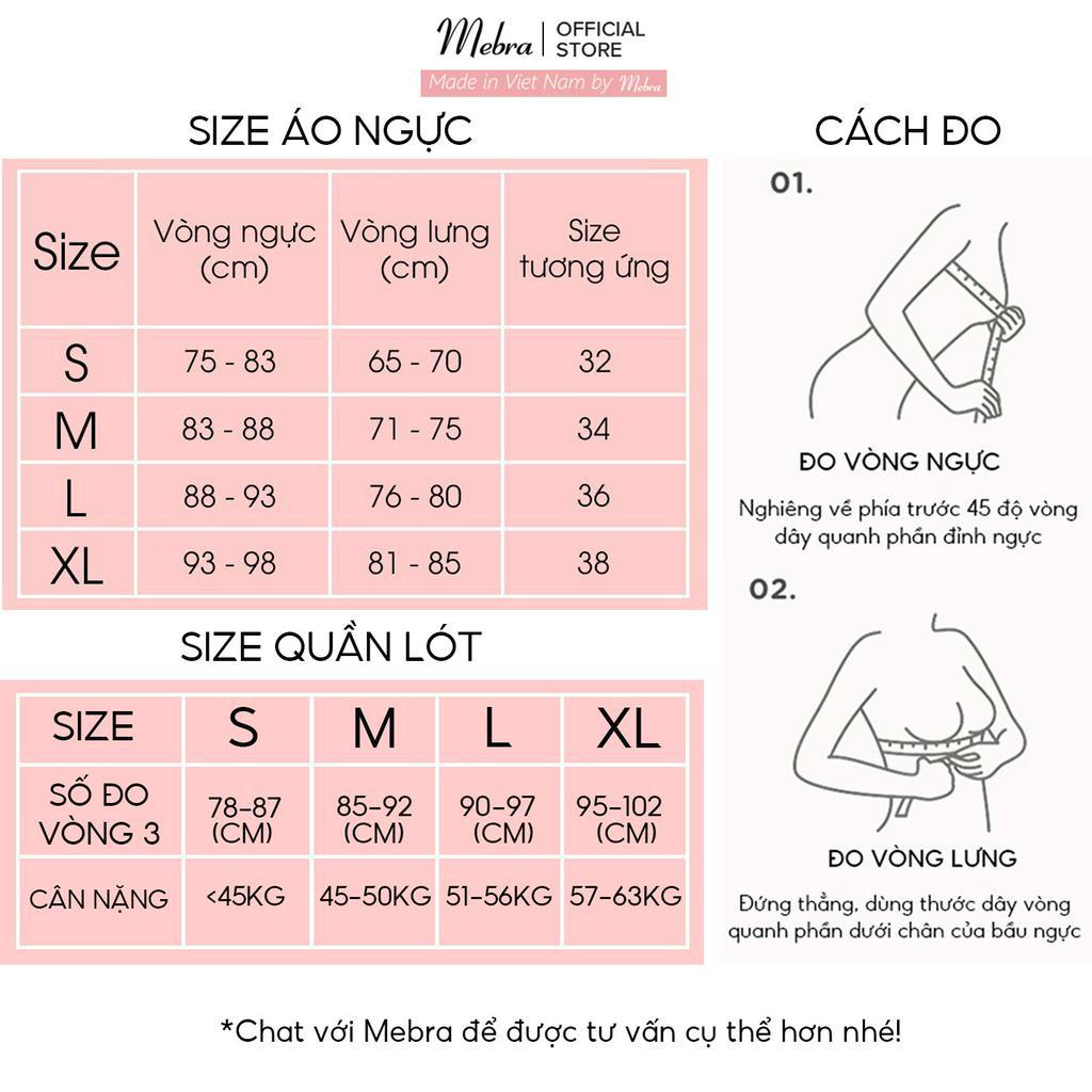 LANI | Set Đồ Lót Ren Áo Mút Mỏng Chấn Ren Corset Dài Không Gọng Quần Dây Gợi Cảm Mát Mẻ Mebra