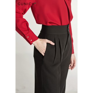 Quần jogger đen phối nút Gunich
