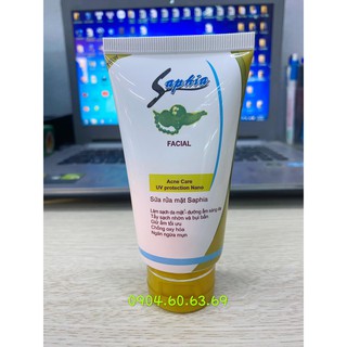 Sữa Rửa Mặt SAPHIA Giữ Ẩm Sáng Da 60g