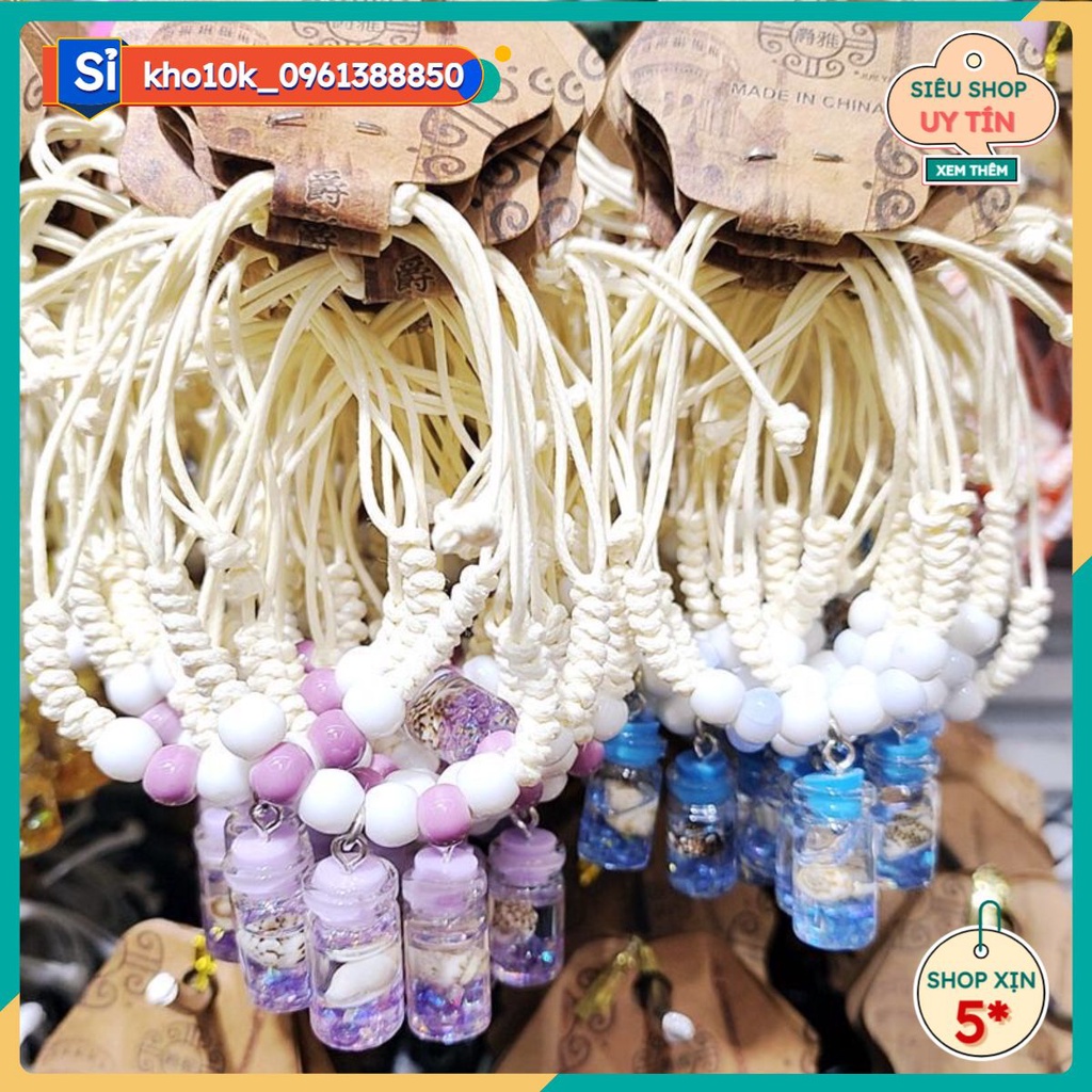 Sỉ 12 chiếc vòng tay trà sữa  95k