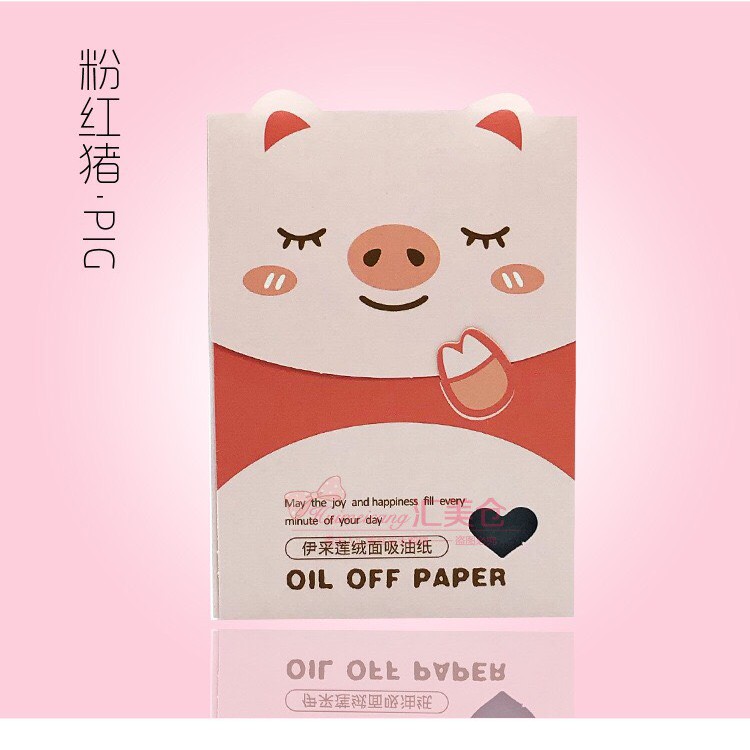 Giấy Thấm Dầu Than Hoạt Tính 80 Tờ Oil Off Paper OP24 Cao Cấp