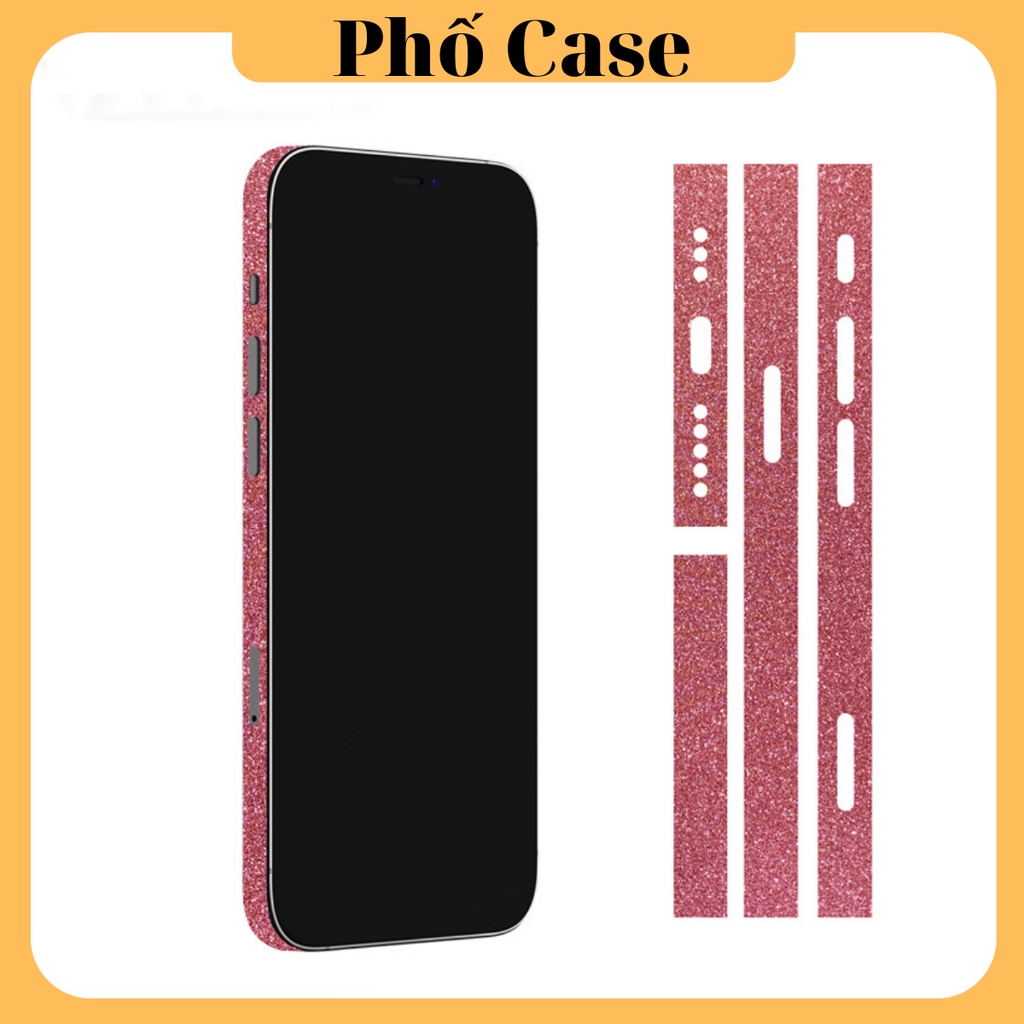 Miếng dán kim tuyến dán viền bảo vệ Iphone 14promax 13promax 12promax 14pro 13pro 12pro 14 13 12