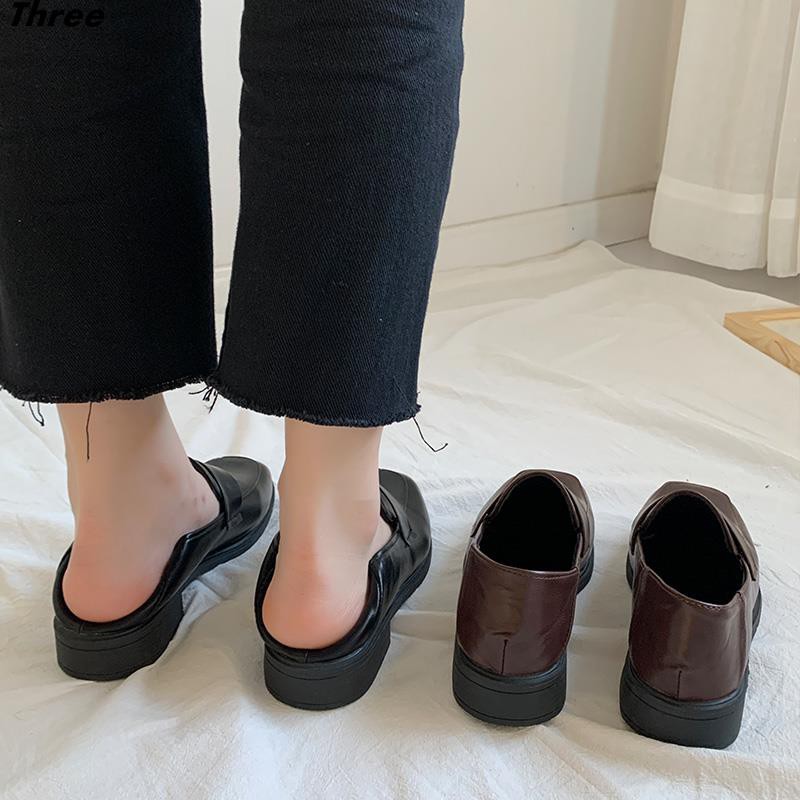 Women's shoes, single shoes, chic small leather shoes, women's footwear, British style, fashion, autumn, Korean version, all-match