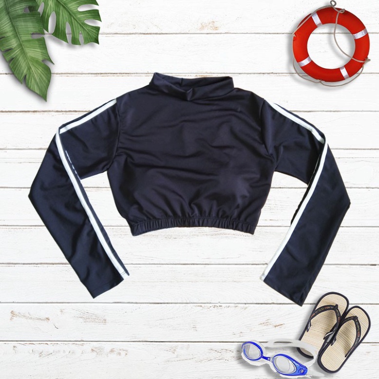 Bikini 2 mảnh, Bikini đi biển croptop cực đẹp vải thun co dãn siêu mát lạnh