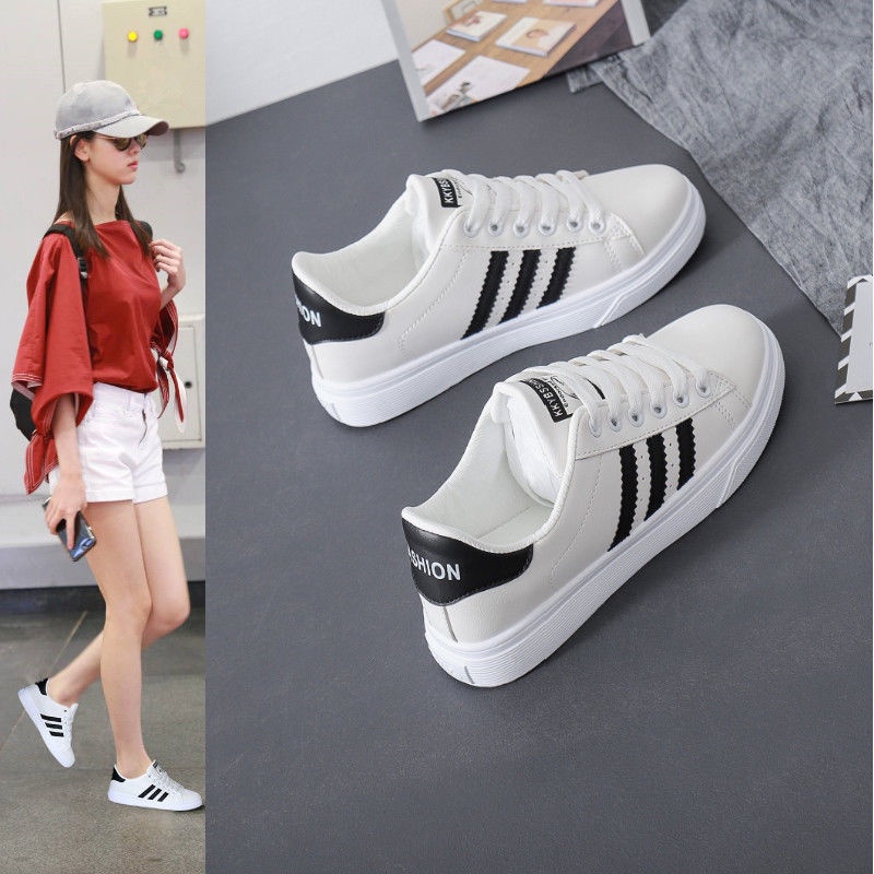 Giày thể thao nữ trắng cổ thấp siêu nhẹ siêu êm phong cách trẻ trung năng động cao cấp