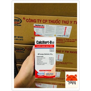 Canxi B12 100ml - Bổ sung canxi, ngăn ngừa thiếu máu và bại liệt trên gà đá.