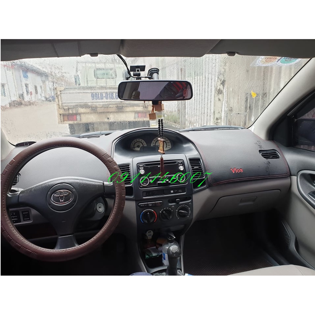 Thảm Táp lô Xe Toyota Vios 2002-2023 Cao Cấp Hàng Loại 1 Dày 3 lớp Chống trơn Trượt