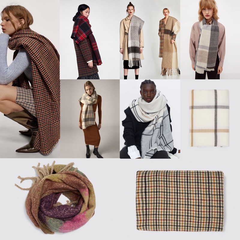 Khăn len tông màu nhã nhặn thanh lịch