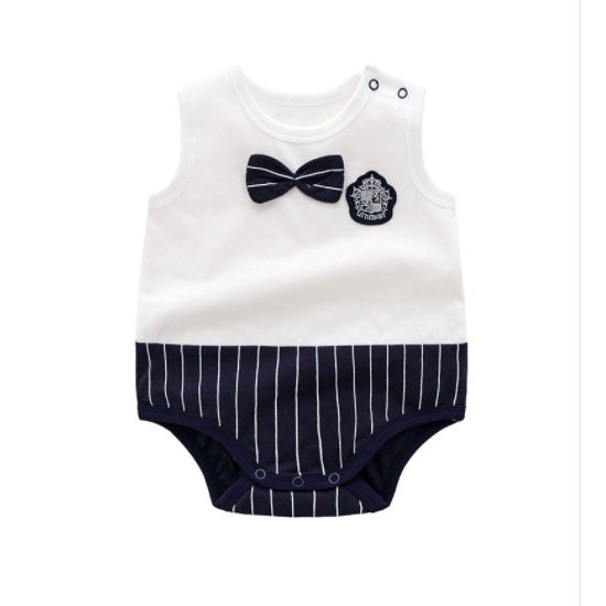 Body Mùa Hè Cho Bé Trai Mẫu Hoàng Tử Chất Cotton Mềm Mịn ( Size 8 - 12 kg ) Hàng Quảng Châu Loại 1