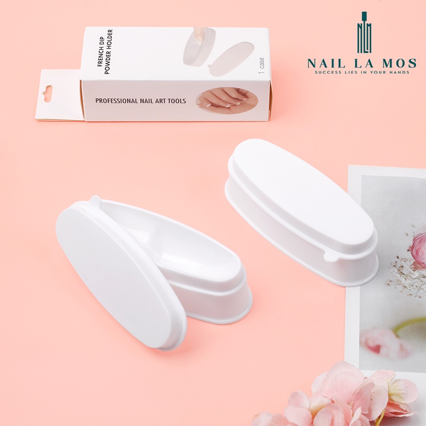 Khay đựng bột nhúng tiện lợi - khay nhúng bột nail chuyên dụng cho dân làm móng