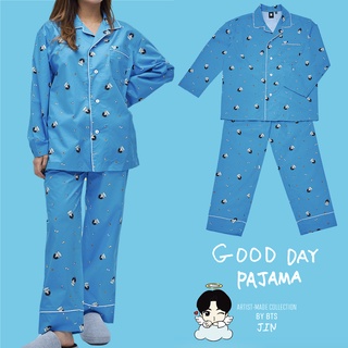 Bộ đồ ngủ hình thiên thần nhỏ nhắn phong cách bangtan boys bangtan boys merch jin good day