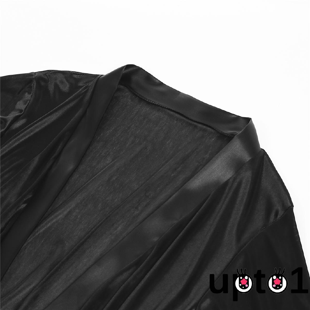 Áo choàng tắm dài kiểu dáng Kimono gợi cảm cho nữ | BigBuy360 - bigbuy360.vn