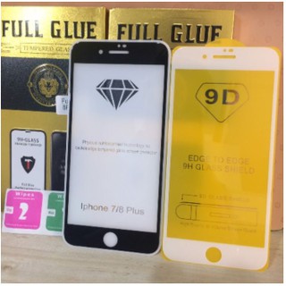 (Giảm Giá Cực Sốc)Kính cường lực 9D cho iphone 8 plus full màn hình kèm phụ kiện dán-Linh Kiện Siêu Rẻ VN