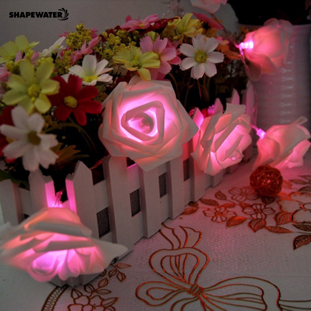 🌟 SHAPE*20 LED Rose Flower Fairy Christmas Decoration String Lights