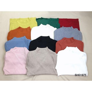 Áo len cổ 3 phân tay dài
