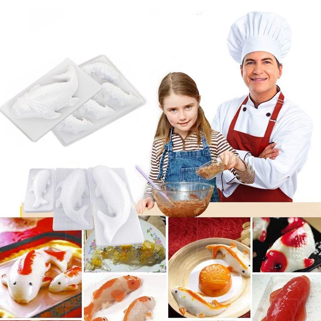Khuôn Làm Bánh Bằng Nhựa PP Hình Cá Sáng Tạo
