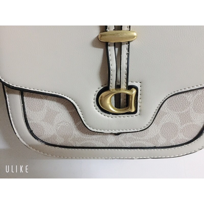 Túi trắng kem coach- thanh lý