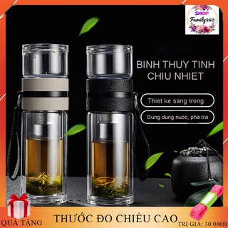 [MỚI] Bình thủy tinh pha trà, lọc trà, đựng đựng nước 400ml