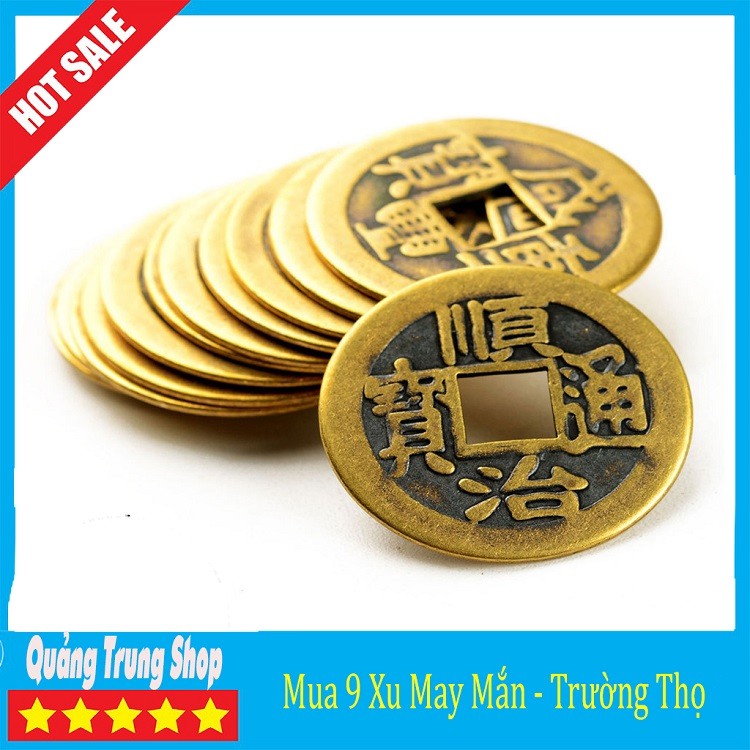 Đồng Xu Ngũ Đế ⚜️FREESHIP⚜️Tài Lộc Phong Thủy