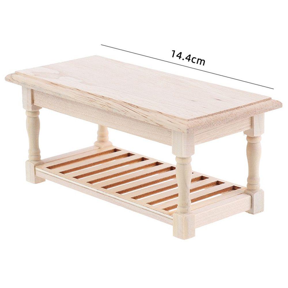 Mô Hình Bàn Gỗ Mini Trang Trí Nội Thất