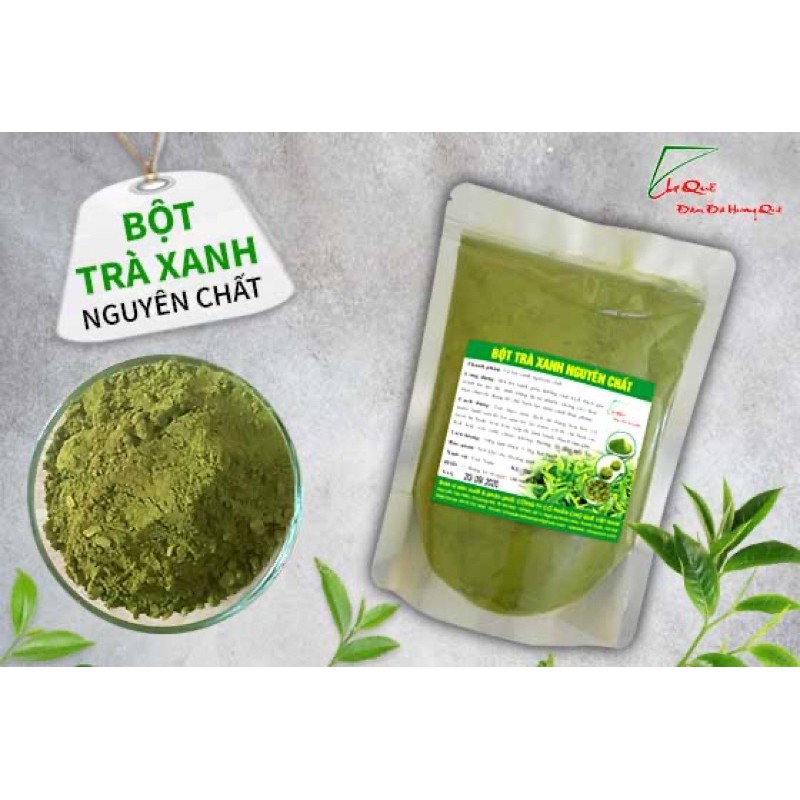 Bột trà xanh nguyên chất Chợ Quê 50g
