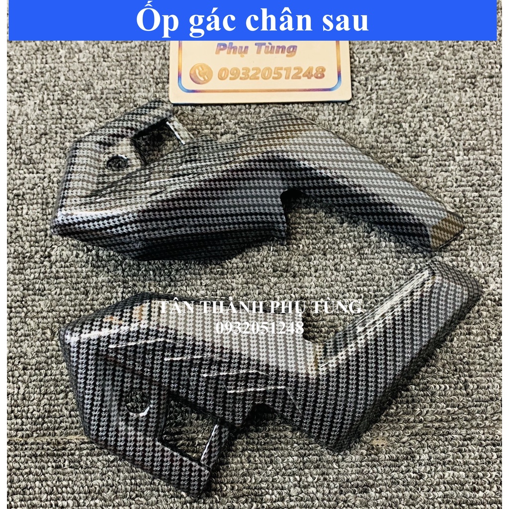 Ốp Phụ kiện Air Blade 2020-2021 Carbon :Mỏ dè, Mão Viềng đồng hồ, xin nhan, Nắp xăng