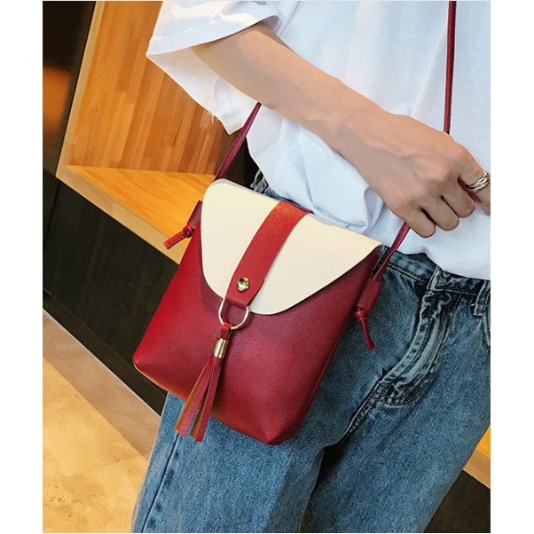 [Tặng nước hoa mini] Túi đeo chéo điện thoại size lớn thời trang KDR-TDT202 Kodoros