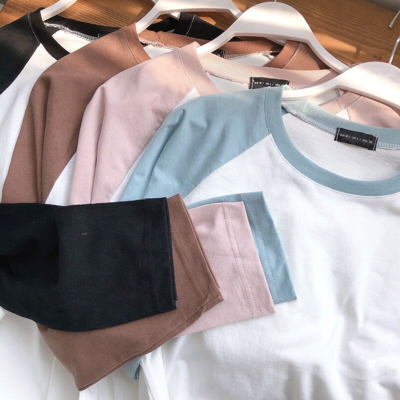 [Mã SKAMCLU7 giảm 10% Tối Đa 50K đơn 0Đ] Áo thun nam nữ dài tay Raglan - Áo thun dài tay Unisex form rộng Local Brand | BigBuy360 - bigbuy360.vn