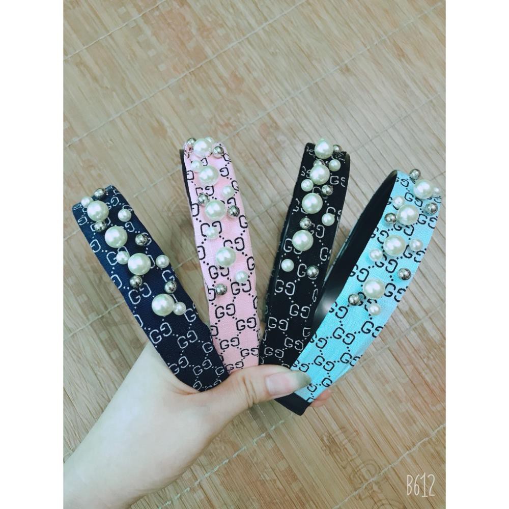 Bờm vải đính hạt siêu xinh