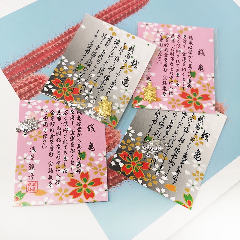Ví Đựng Tiền Hình Rùa May Mắn Rùa May Mắn Nhật Bản Asakusa Guanyin Bọ Rùa Bạc May Mắn Rùa Con Bọ Cánh Cứng May M