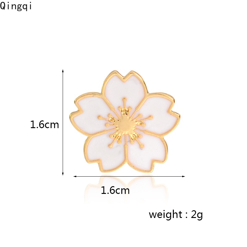 Ghim cài áo Miss Zoe hình hoa anh đào hoạt hình dành cho bé gái