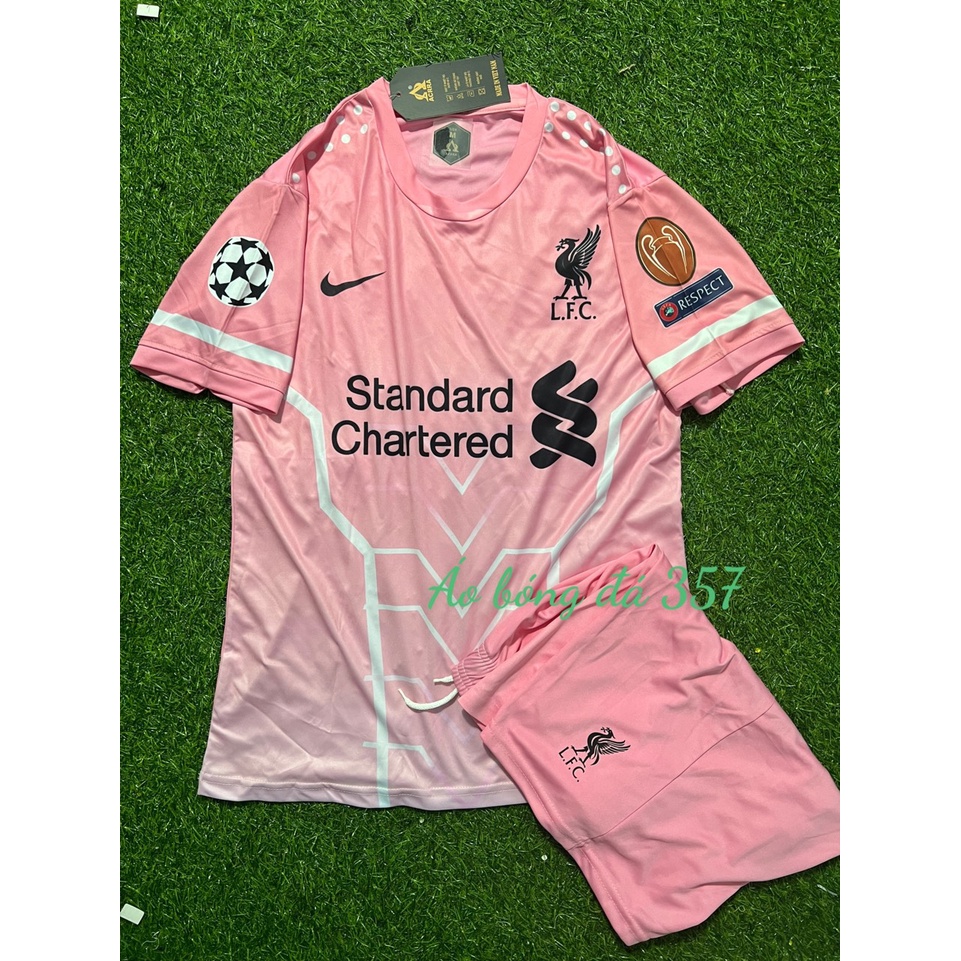 Bộ Áo Bóng Đá Câu Lạc Bộ Liverpool Thun Thái Cao Cấp