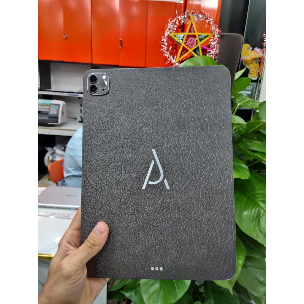 Decal Skin dán Laptop mẫu Vân giả da