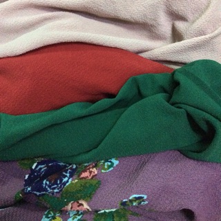 Vải voan xốp bọt