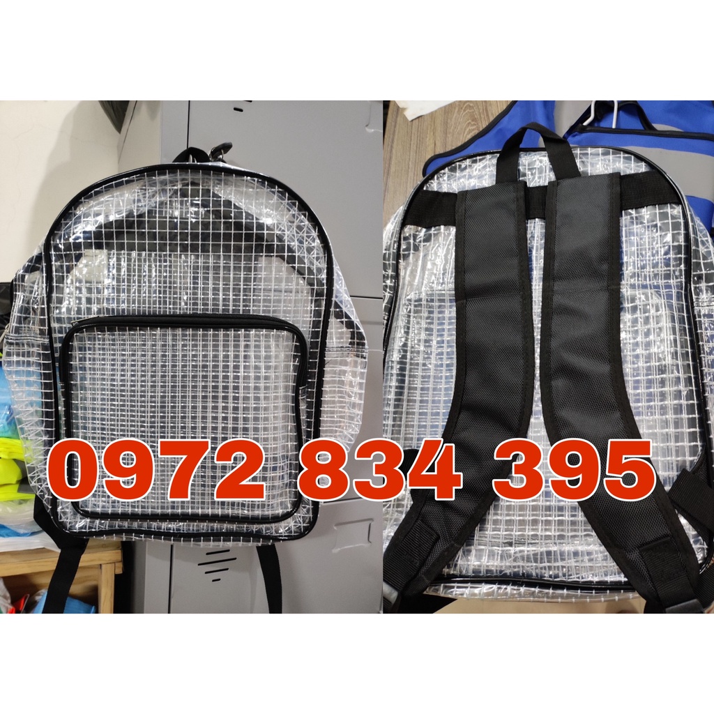Ba lô trong suốt đựng đồ trong phòng sạch chống tĩnh điện