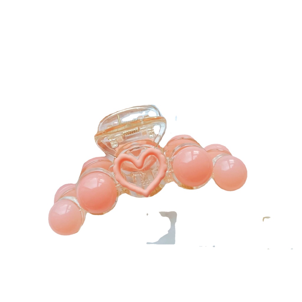 Kẹp Tóc Nhựa Resin Màu Sắc Ngọt Ngào Phong Cách Hàn Quốc Cổ Điển Cho Nữ
