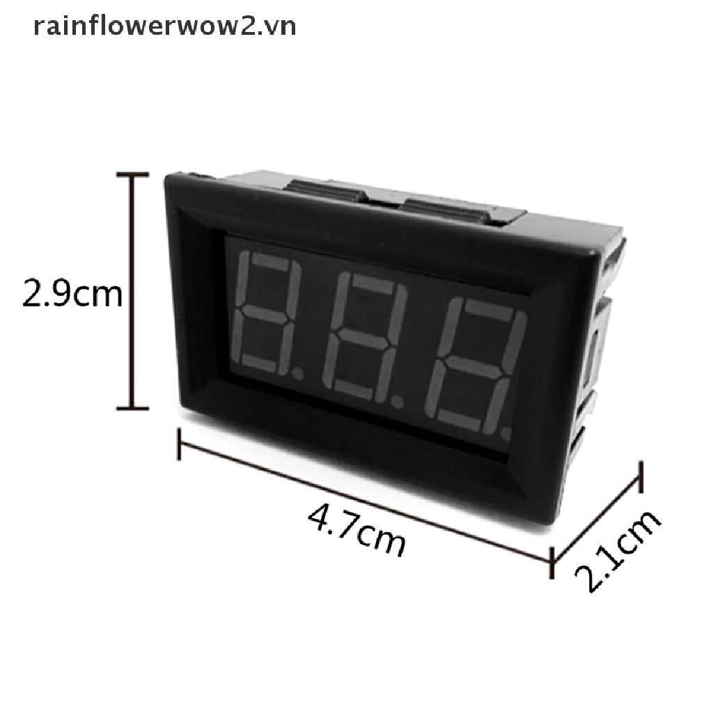 Vôn Kế Kỹ Thuật Số 2 Dây AC 70-500V Có Màn Hình LED Hiển Thị