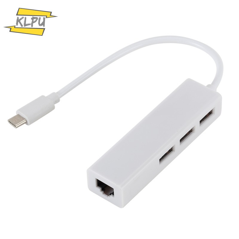 Cáp Chuyển Đổi Klpu Usb 3.1 Type C Sang Usb Rj45 Ethernet Lan Cho Macbook Pc