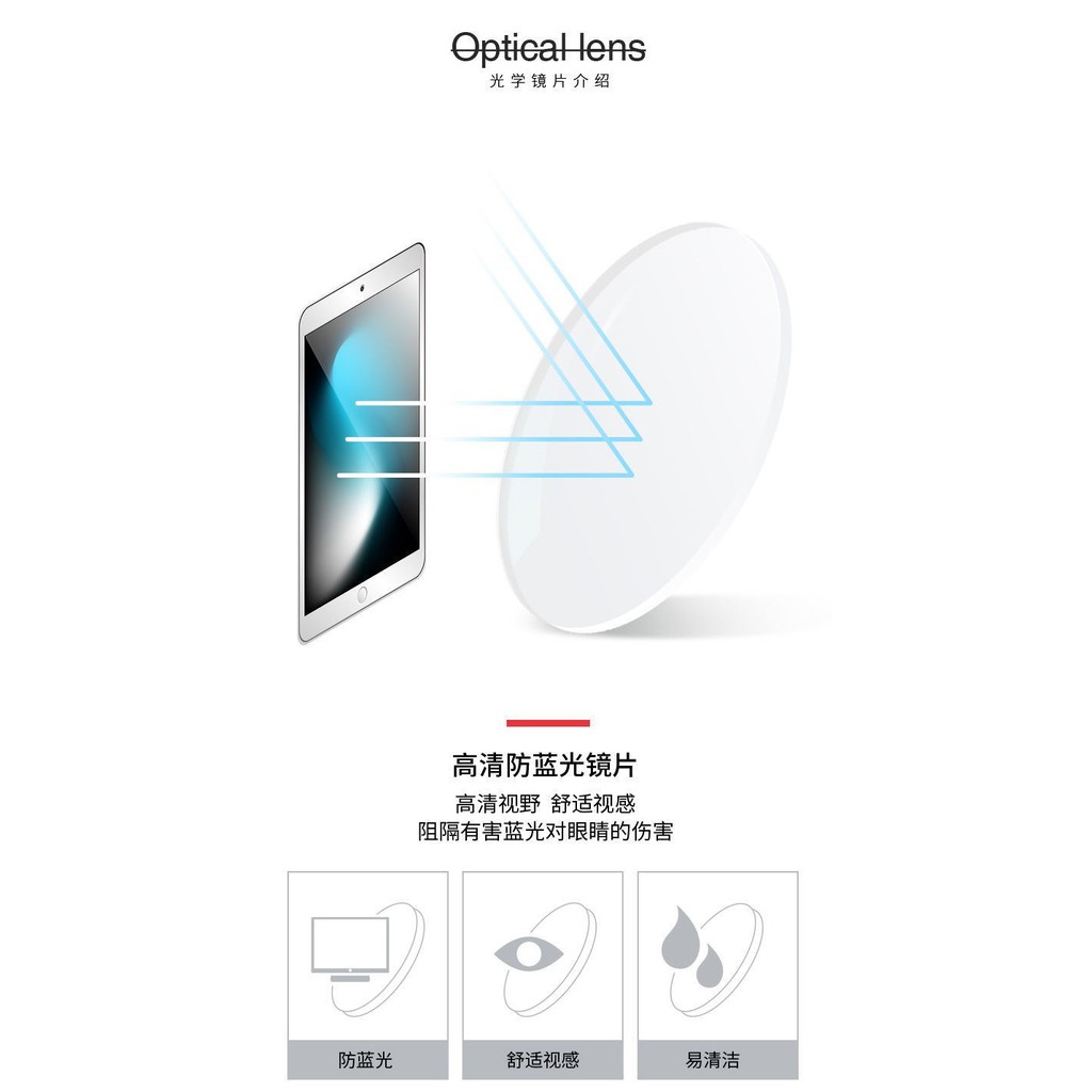 Mắt kính cận thị chống ánh sáng xanh bảo vệ mắt thời trang cho nam