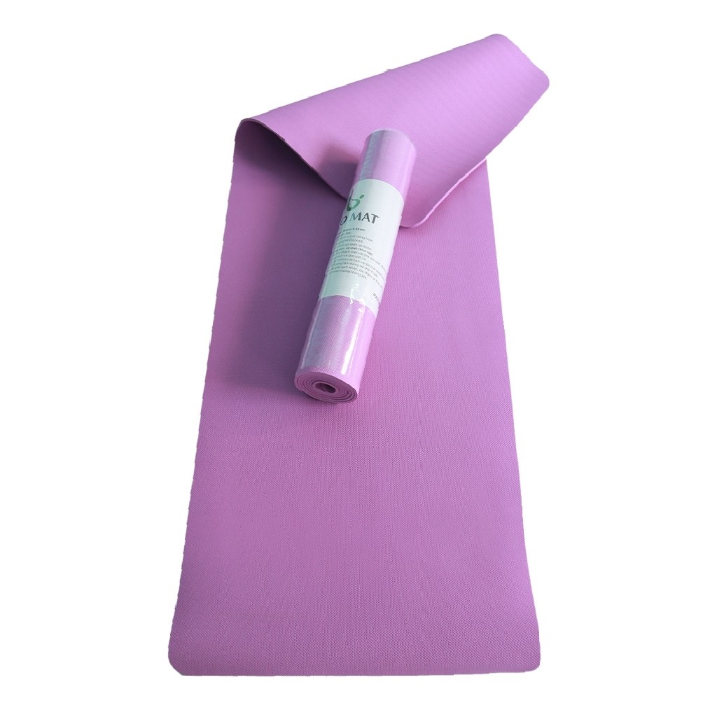 Thảm Tập Yoga S1ECO6MMTRON ECO MAT  Thảm Tập Gym Chất Liệu TPE Cao Su Màu Sắc Thời Trang
