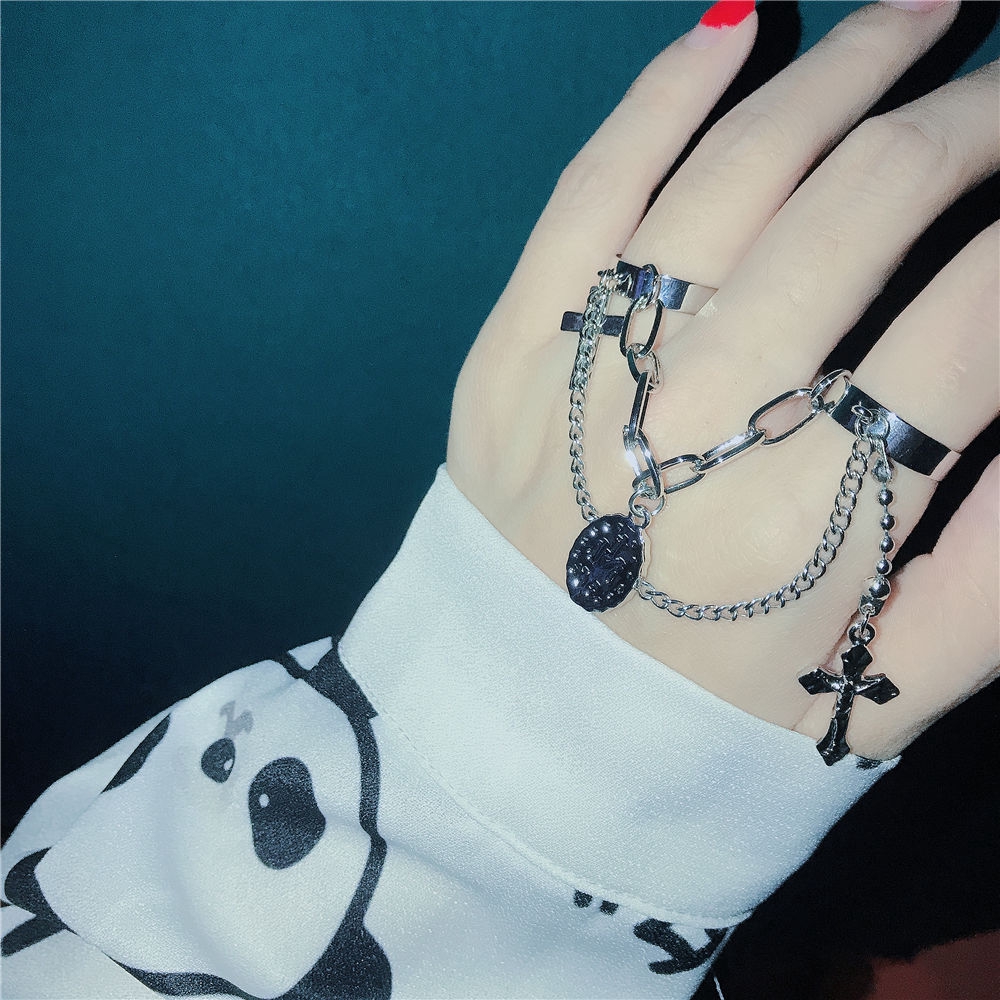 Nhẫn Đan Chéo Phong Cách Punk 22999 Cá Tính