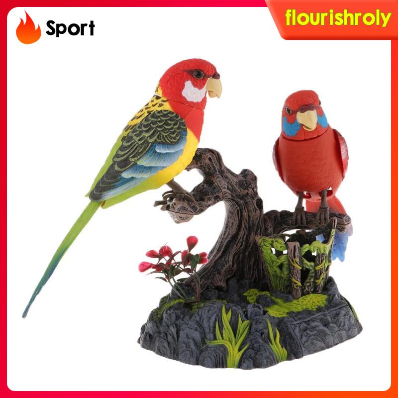 Đồ Chơi Điện Tử Biết Nói Cảm Ứng Giọng Nói Nhiều Màu Sắc Dành Cho Chim Vẹt