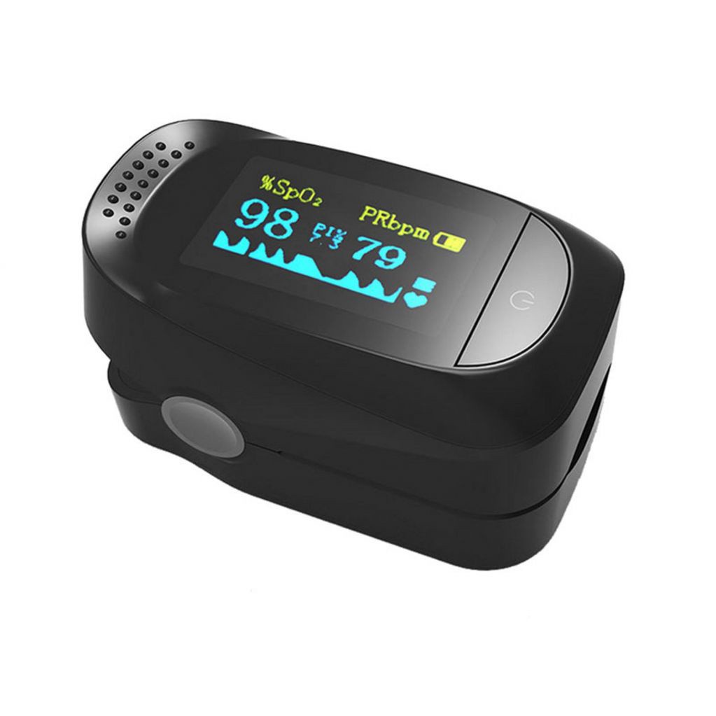 【Ready】 Nail type oximeter fingertip oximeter foreign trade blood oxygen pulse home personal care TFT screen colorlife