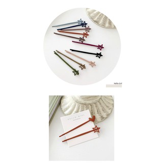 Set kẹp tóc mái hình ngôi sao trái tim