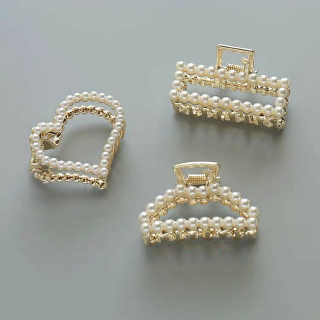 Set 3 kẹp tóc đính ngọc cực đẹp