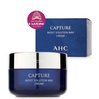 Kem Dưỡng Cấp Nước Sáng Da Căng Bóng AHC Moisture Capture Solution Max Cream