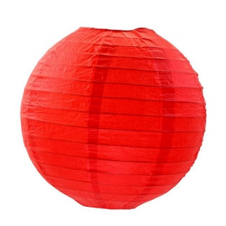 Lồng đèn tròn giấy lụa đỏ trang trí Tết Trung Thu 2022 đủ size - Lồng đèn trang trí đám cưới, chụp hình siêu đẹp