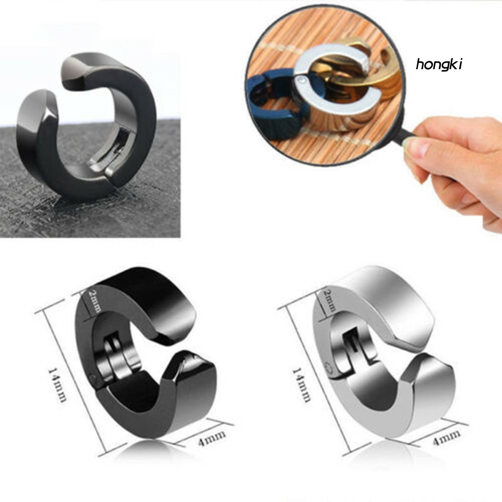 1 Khuyên Tai Titan Không Cần Xỏ Lỗ Thời Trang Cho Nam